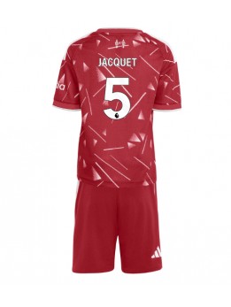 Liverpool Jeremy Jacquet #5 Heimtrikotsatz für Kinder 2026-27 Kurzarm (+ Kurze Hosen)